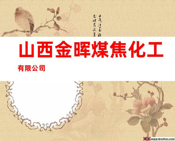山西金晖煤焦化工有限公司